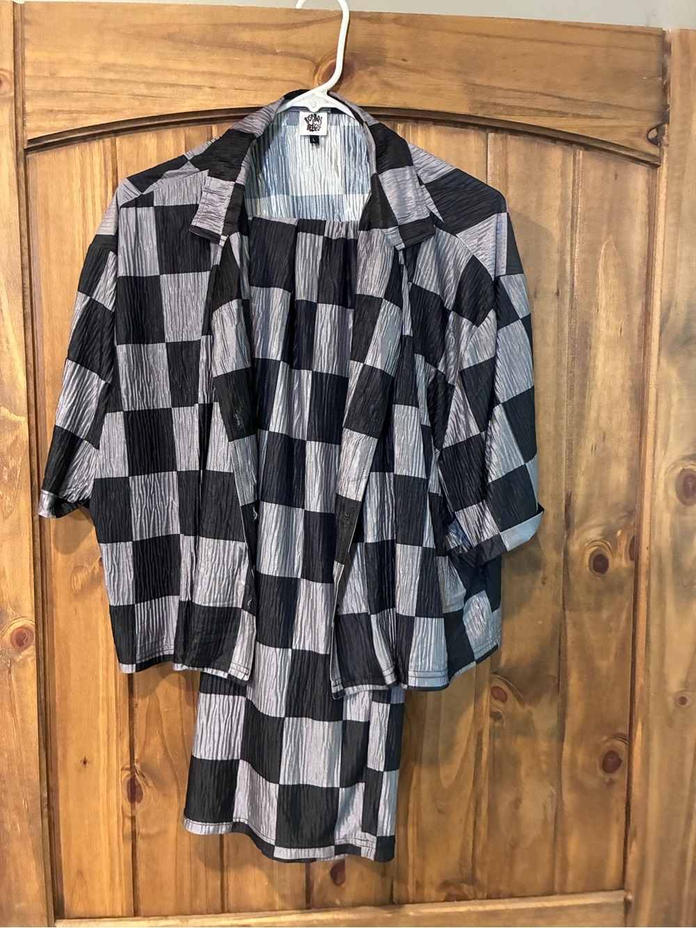 Bourbon & Belles checkmate set black & charcoal - Picture 2 of 4